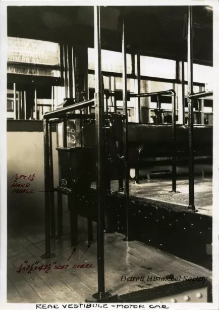 Print, Photographic - Rear Vestibule - Motor Car