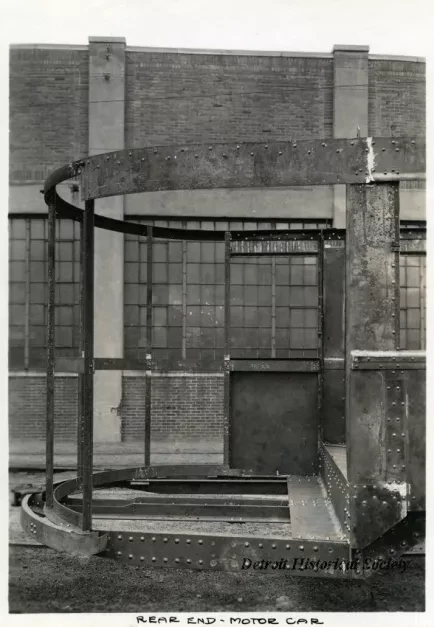 Print, Photographic - Rear End - Motor Car