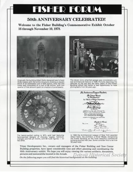 Pamphlet - Fisher Forum