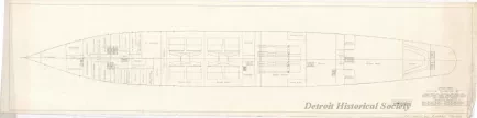 Drawing, Technical - Orlop Deck, City of Cleveland III