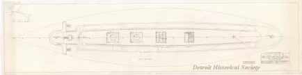 Drawing, Technical - Plan View of Top Deck, City of Cleveland III