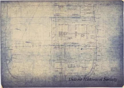 Blueprint - Midship Section
[Hull No. 311, SS City of Midland]