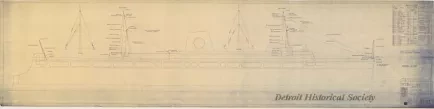 Blueprint - Rigging Plan
[Hull No. 311, SS City of Midland]