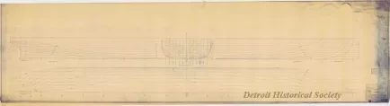 Blueprint - Lines From Mold Loft Offsets
[Hull No. 311, SS City of Midland]