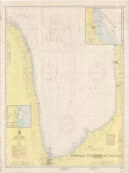 Chart, Navigational - Lake Huron, Head of St. Clair River 
to Pte. Aux Barques, Mich., and to Port Albert, Ont.