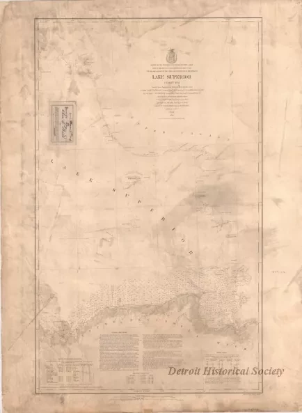 Chart, Navigational - Lake Superior Chart No. 1