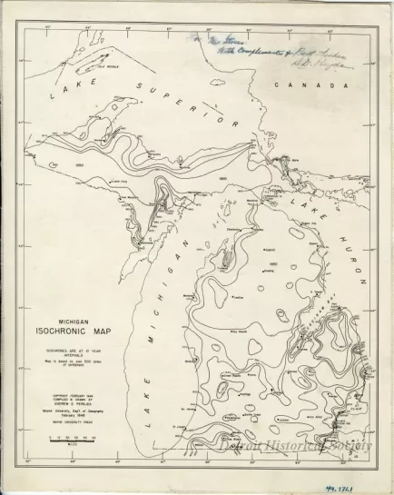 Map - Michigan Isochronic Map