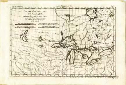 Map - Partie Occidentale Du Canada.