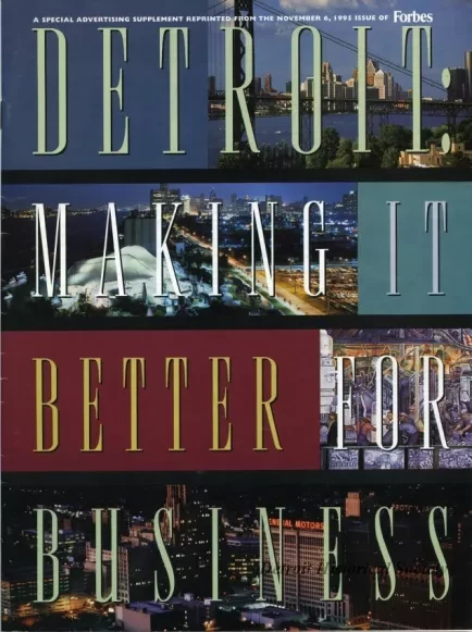 Booklet - Detroit:Making It Better For Business Booklet