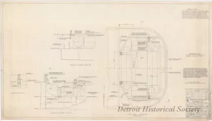 Drawing, Technical - Maryland Port Authority, 
Self-Propelled Oil Recovery Barge - 
Surface Oil Recovery Unit Installation Plan