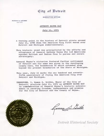 Proclamation
