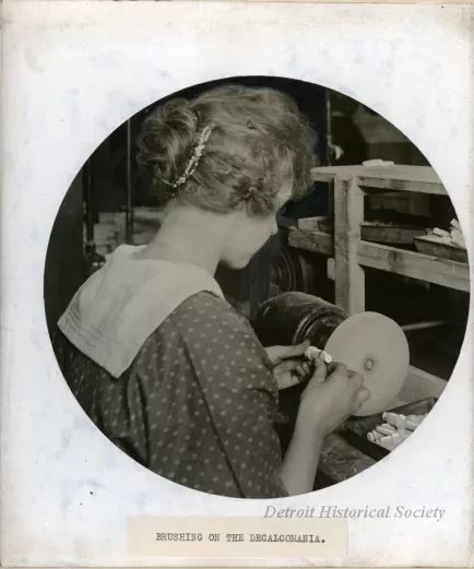 Print, Photographic - Brushing on the Decalcomania