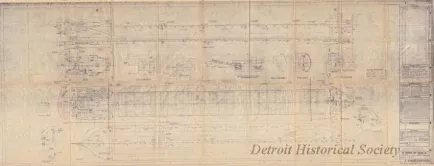 Blueprint - Roger Blough,
Inboard Profile & General Arrangement