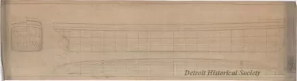 Drawing, Technical - Lines, T.S.S. Virginia