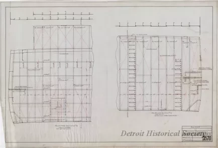 Drawing, Technical - Bulkheads for Str. Captain Thomas Wilson
