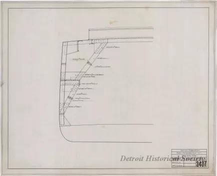 Drawing, Technical - Captain Thomas Wilson,
Arch Construction at New Cargo Hatch