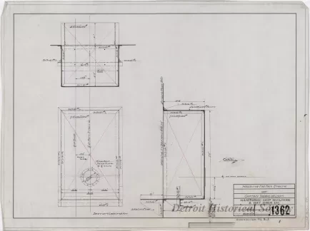 Drawing, Technical - Housing for Fan Engine for
Captain Thomas Wilson