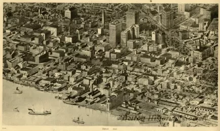 Print - Detroit 1918