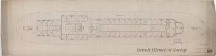 Drawing, Technical - Joiner Plan, 
Promenade Deck
