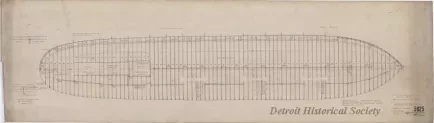Drawing, Technical - Cabin Deck,
Beam and Plating Plan