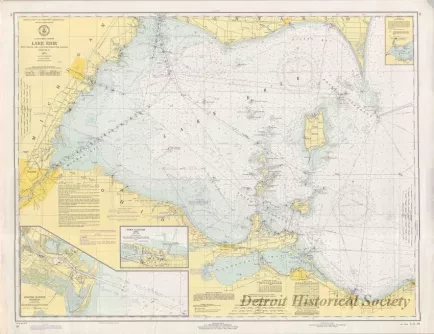 Chart, Navigational - Lake Erie,
West End of the Lake Including the Islands