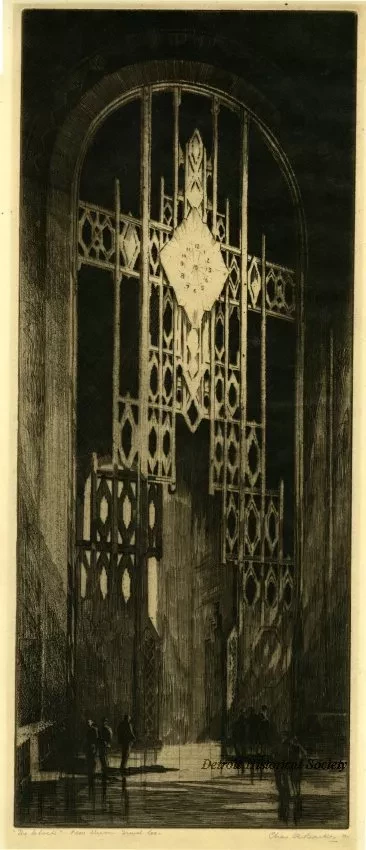 Print - "The Clock" New Union Trust Co.