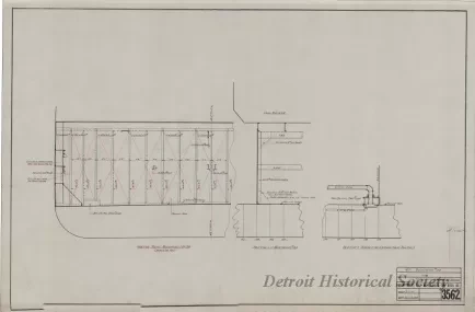 Drawing, Technical - W.T. Bulkhead #138 for Strs. Venus, Neptune, & Jupiter