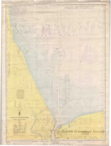 Chart, Navigational - South End of Lake Huron,
Including Head of St. Clair River