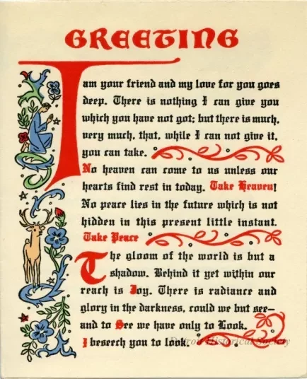 Card, Holiday
