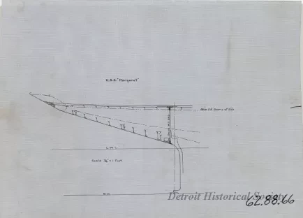 Drawing, Technical - USS Margaret