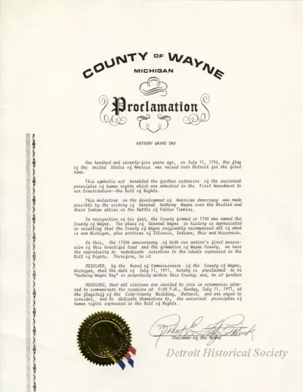 Proclamation
