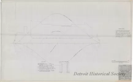 Drawing, Technical - Structural Survey and Study - Pittsburgh Steamship Fleet;
Stress Diagram: Partial Load, Single Wave, Hogging