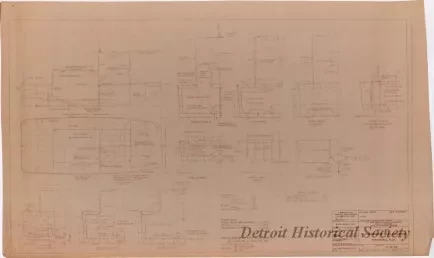 Drawing, Technical - Hull 339, Self-Propelled Drift Collector,
Structural Plan