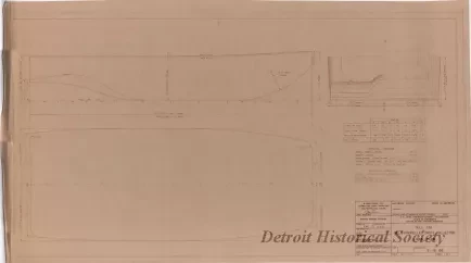Drawing, Technical - Hull 339, Self-Propelled Drift Collector,
Lines Plan