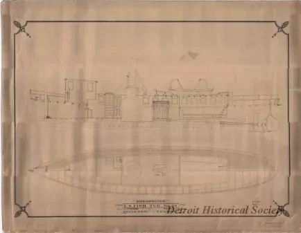 Drawing, Technical - Shearwater, U. S. Fish Tug, No. 46
