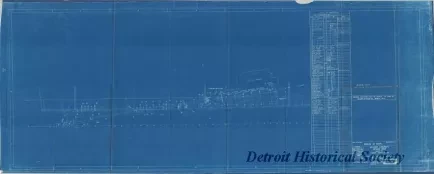Blueprint - 63 Ft. Aircraft Rescue Boat - Mark 3, 
Engine Installation