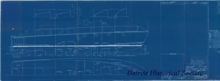 Blueprint - 63 Foot Aircraft Rescue Boat, Mark 3,
Docking Plan & Profile
