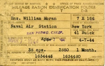 Coupon, Ration