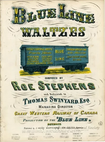 Music, Sheet - Blue Line Waltzes