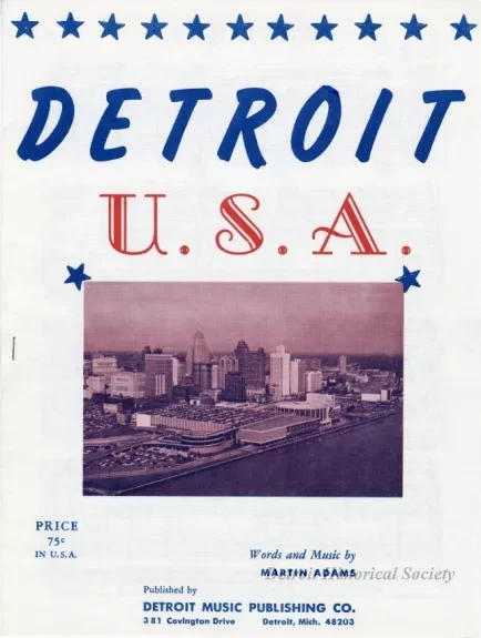 Music, Sheet - Detroit U.S.A.