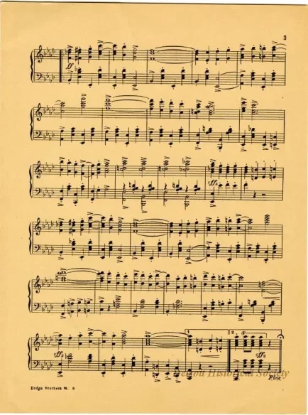 Music, Sheet - Dodge Brothers March