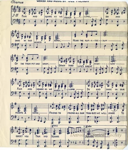 Music, Sheet - Fair and Square March