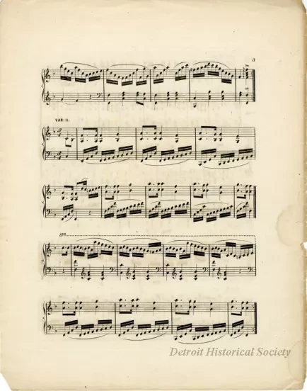 Music, Sheet - Michigan, My Michigan