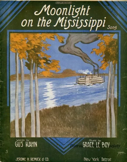 Music, Sheet - Moonlight on the Mississippi