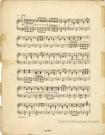 Music, Sheet - March of Progress