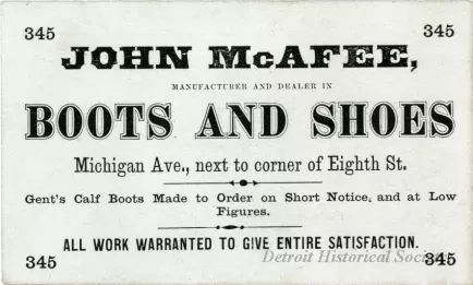 Card, Business - John McAfee