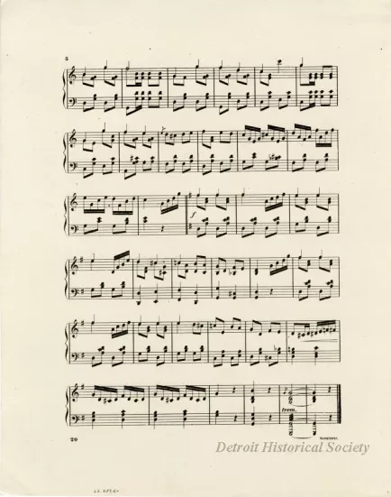 Music, Sheet - General Alger's March