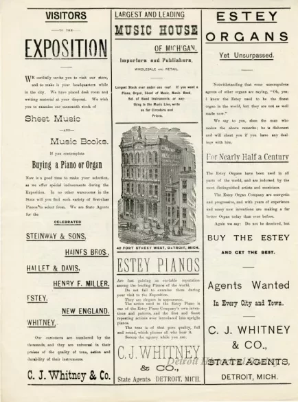 Music, Sheet - C. J. Whitney & Co.'s Grand Exposition March