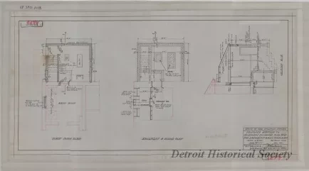 Drawing, Architectural - Proposed Addition to Telephone Exchange Bldg. No. 25 for
Emergency Radio Power Plant, Fort Wayne, Detroit, Michigan