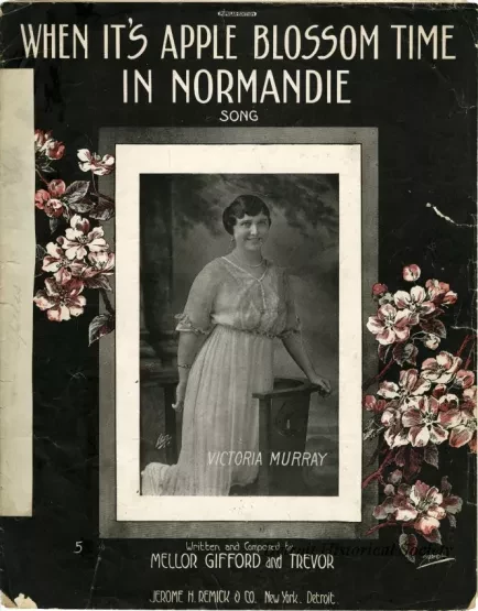 Music, Sheet - When It's Apple Blossom Time in Normandie